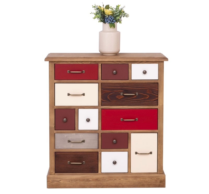 Zásuvková komoda liora 474 - hnedá 01/mix farieb.

 

Šuplíková komoda z poctivého borovicového dreva sa hodí ho každej miestnosti.

 

Komoda obsahuje 13 zásuviek s kovovými úchytkami.

 

Rozmery šuplíkovej komody Liora 474 sú 90x97x35cm (š, v, h).

 

Na prehliadnutie ďalších masívnych kúskov nábytku od tohto výrobcu kliknite TU.

 

Farba na fotografii sa môže ľahko líšiť oproti reálnemu výrobku. Príčinnou môže byť zobrazovanie farieb monitora či rôzne nasvietenie výrobkov pri fotení.


Z dôvodov výroby masivného nábytku na zákazku, sme nútení požadovať od zákazníka zálohu v minimálnej výške 30% z ceny nábytku.