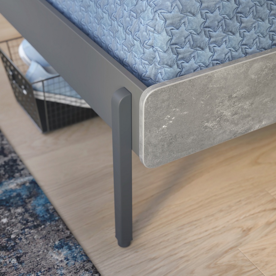 Študentská posteľ 100x200cm pluto - šedá/čierna.

 

 

Študentská posteľ Pluto je prevedená veľmi moderne a splní vysoké nároky teenagera.

 


Rozmery študentskej postele Pluto sú 116,2x118,2x213,7cm (š, v, h).

 


Všetky produkty z kolekcie Pluto a vhodné matrace nájdete nižšie v súvisiacom tovare.