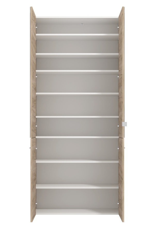 Policový botník 2d trento - dub sivý.

 

Rozmery policového botníku 2D Trento sú 89,5x199x37,5cm (š, v, h).