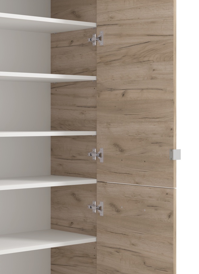 Policový botník 2d trento - dub sivý.

 

Rozmery policového botníku 2D Trento sú 89,5x199x37,5cm (š, v, h).