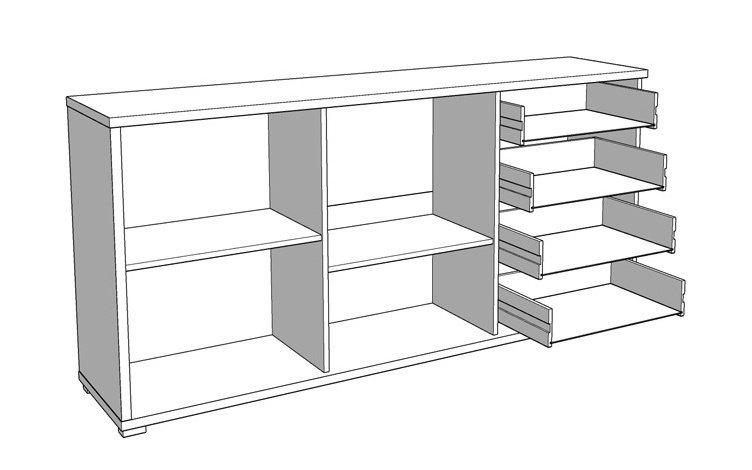Komoda abuela - dub artisan/šedá.

 

Komoda ponúka úložný priestor v 4 praktických zásuvkách a dvojdverovej skrinke.

 

Rozmery komody Abuela sú 175,5x84x40cm (š, v, h).

 

Všetky produkty z kolekcie Abuela nájdete nižšie v súvisiacich produktoch.