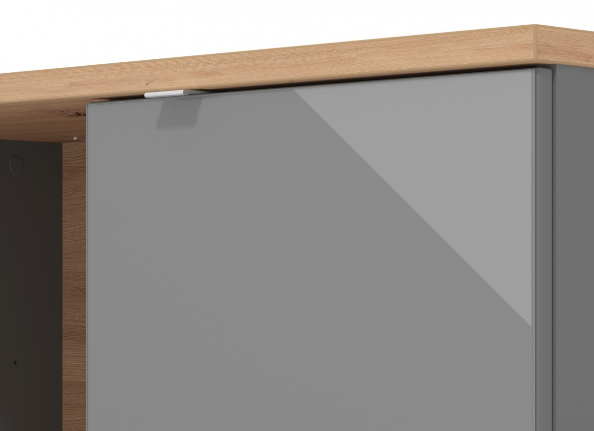 Tv stolík 160 abuela - dub artisan/šedá.

 

TV stolík bude oporou pre vašu televíziu a zároveň úložným priestorom pre prípadné televízne príslušenstvo.

 

Rozmery TV stolíka 160 Abuela sú 157,5x50,5x40cm (š, v, h).

 

Všetky produkty z kolekcie Abuela nájdete nižšie v súvisiacich produktoch.