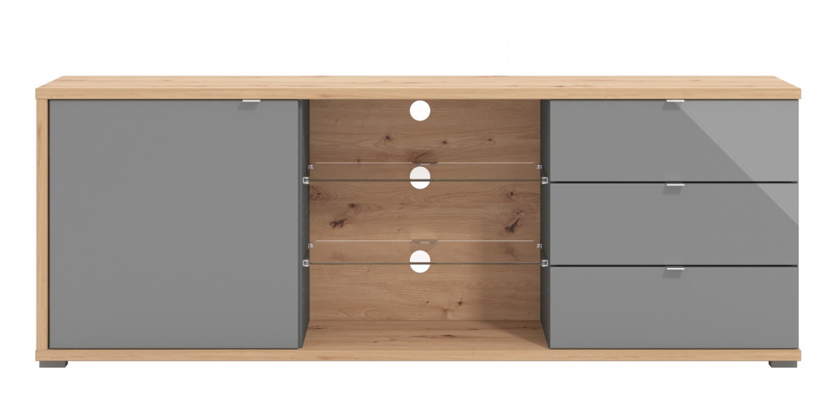 Tv stolík 175 abuela - dub artisan/šedá.

 

TV stolík bude oporou pre vašu televíziu a zároveň úložným priestorom pre prípadné televízne príslušenstvo.

 

Rozmery TV stolíka 175 Abuela sú 175,5x65x40cm (š, v, h).

 

Všetky produkty z kolekcie Abuela nájdete nižšie v súvisiacich produktoch.