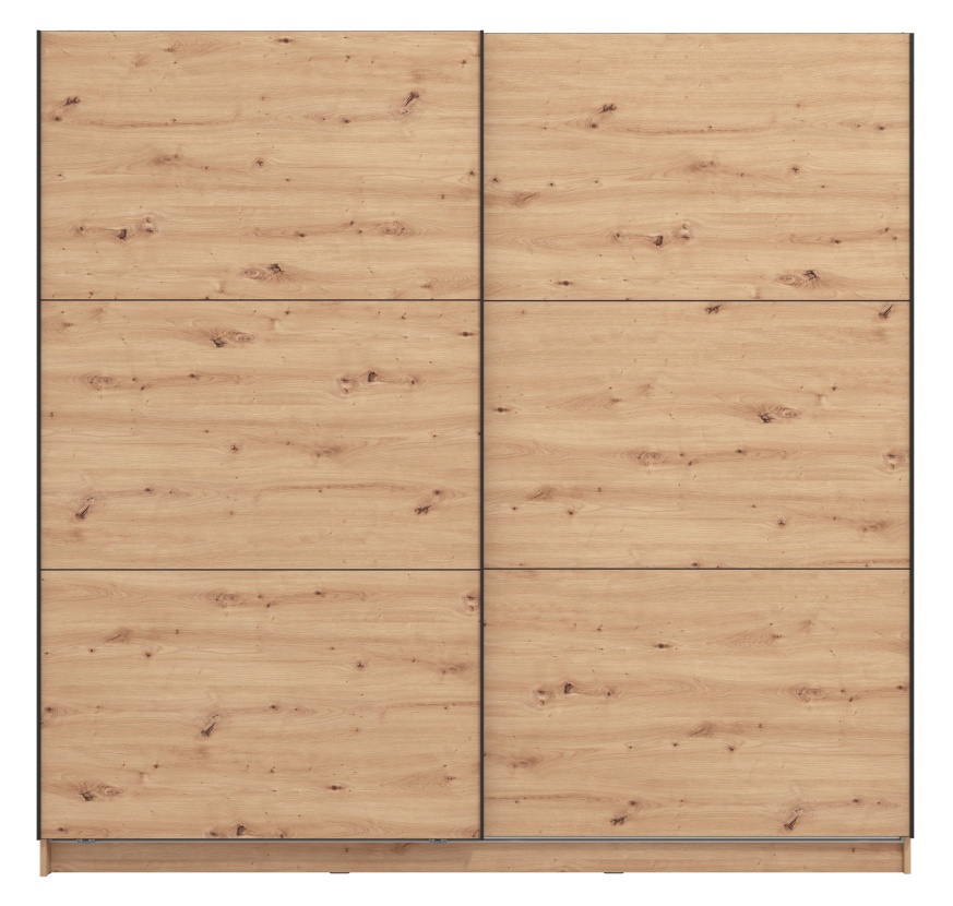 Šatníková skriňa s posuvnými dverami catalina 220 - dub artisan.

 

Všetky varianty nájdete v súvisiacich produktoch.

 

Rozmery Šatníkové skrine Catalina 220 sú 217x210x62,5cm (š, v, h).

 

Všetky produkty z kolekcie Catalina môžete vidieť nižšie v súvisiacich produktoch.