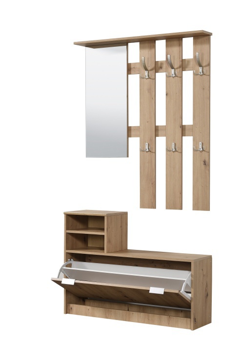 Predsieňová stena siux - dub artisan.

 

Rozmery predsieňovej steny Siux sú 100x191,5x29cm (š, v, h)

 

Ďalšie nábytok do predsiene nájdete v súvisiacich produktoch nižšie.