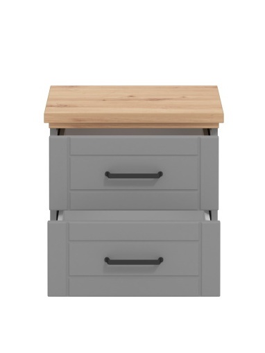 Nočný stolík lotta - šedá/dub artisan.

 

Nočný stolík neodmysliteľne patrí do každej spálne predovšetkým pre svoju praktickú funkciu.

 

Rozmery Nočného stolíka Lotta sú 46x47,5x41cm (š, v, h).

 

Všetky produkty z kolekcie Lotta nájdete nižšie v súvisiacich produktoch.