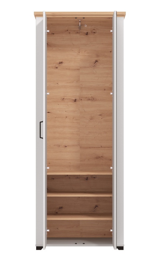 Predsiňová skriňa lotta - biela/dub artisan.

 

Predsieňová skriňa ponúka priestor na odloženie oblečenia aj obuvi.

 

Rozmery Predsieňové skrine Lotta sú 75x194,5x41cm (š, v, h).

 

Veškeré produkty z kolekce Lotta naleznete níže v souvisejících produktech.