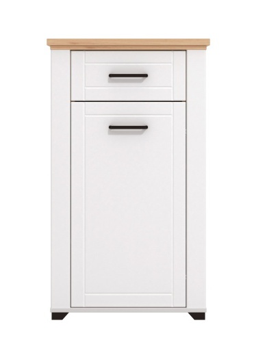 Predsieň lotta - biela/dub artisan.

 

Predsieňová skriňa ponúka priestor na odloženie oblečenia aj obuvi.

 

Korpus predsieňovej komody je tvorený laminom v bielej farbe, dvierka a čelo zásuvky naopak tvorí profilovaná MDF doska potiahnutá matnou bielou fóliou.

 

Botník je vyrobený z lamina v bielej farbe, dvierka sú z profilovanej MDF dosky potiahnuté matnou bielou fóliou.

 

Vešiak tvorí základná doska z lamina v bielej farbe s MDF profilmi, pokrytá matnou bielou fóliou.

 

Zrkadlo je určené na zavesenie na stenu.

 

Zostava sa skladá z týchto prvkov:

Predsieňová skriňa Lotta - 75x194,5x41cm (š, v, h)
Predsieňová komoda Lotta - 60,5x105x41cm (š, v, h)
Botník Lotta - 103,5x47,5x41cm (š, v, h)
Vešiakový panel Lotta - 86,5x57x19,5cm (š, v, h)
Nástenné zrkadlo Lotta - 57x80x2cm (š, v, h)


Všetky produkty z kolekcie Lotta nájdete nižšie v súvisiacich produktoch.