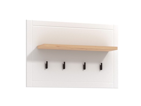 Predsieň lotta - biela/dub artisan.

 

Predsieňová skriňa ponúka priestor na odloženie oblečenia aj obuvi.

 

Korpus predsieňovej komody je tvorený laminom v bielej farbe, dvierka a čelo zásuvky naopak tvorí profilovaná MDF doska potiahnutá matnou bielou fóliou.

 

Botník je vyrobený z lamina v bielej farbe, dvierka sú z profilovanej MDF dosky potiahnuté matnou bielou fóliou.

 

Vešiak tvorí základná doska z lamina v bielej farbe s MDF profilmi, pokrytá matnou bielou fóliou.

 

Zrkadlo je určené na zavesenie na stenu.

 

Zostava sa skladá z týchto prvkov:

Predsieňová skriňa Lotta - 75x194,5x41cm (š, v, h)
Predsieňová komoda Lotta - 60,5x105x41cm (š, v, h)
Botník Lotta - 103,5x47,5x41cm (š, v, h)
Vešiakový panel Lotta - 86,5x57x19,5cm (š, v, h)
Nástenné zrkadlo Lotta - 57x80x2cm (š, v, h)


Všetky produkty z kolekcie Lotta nájdete nižšie v súvisiacich produktoch.