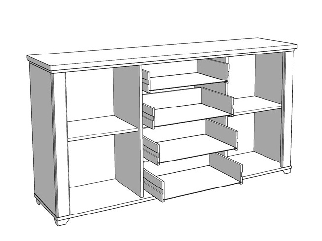 Široká komoda lotta - šedá/dub artisan.

 

Kombinovaná komoda obsahuje početný úložný priestor v podobe 4 zásuviek a 2 postranných skriniek.

 

Rozmery Široké komody Lotta sú 161x85,5x41cm (š, v, h).

 

Všetky produkty z kolekcie Lotta nájdete nižšie v súvisiacich produktoch.