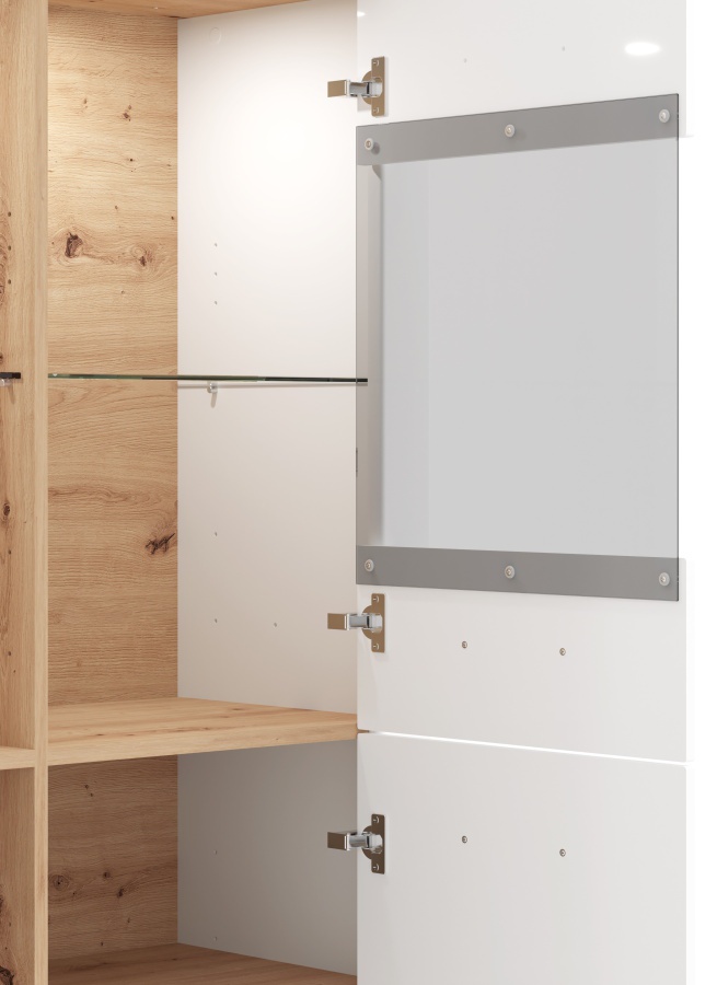 Nízká vitrína bez osvetlení lotta - biela/dub artisan.

 

Nízka vitrína vytvorí kúzelný úložný priestor v obývacej izbe.

 

Rozmery Nízke vitríny bez osvetlenia Lotta sú 103,5x143x41cm (š, v, h).

 

Všetky produkty z kolekcie Lotta nájdete nižšie v súvisiacich produktoch.