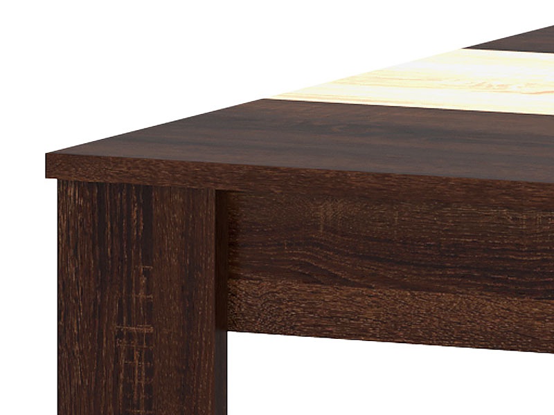 Jedálenský stôl george - dub sonoma tmavá/dub sonoma.

Jedálenský stôl George je obdĺžnikového tvaru a na jeho výrobu je použité lamino s hrúbkou 16mm, v dekore dreva dub sonoma tmavá.

Vďaka modernému dizajnu jedálenských stolov George, môžete jedáleň vybaviť kvalitným a vkusným nábytkom.

 

Pokiaľ by vám nepasovala uvedená farebná kombinácia jedálenského stola George, môžete vyberať z ďalších farebných kombinácií, ktoré máme zobrazené nižšie, v súvisiacich produktoch.

 

Rozmery jedálenského stola sú 135x80,5x74,5cm (d, š, v).