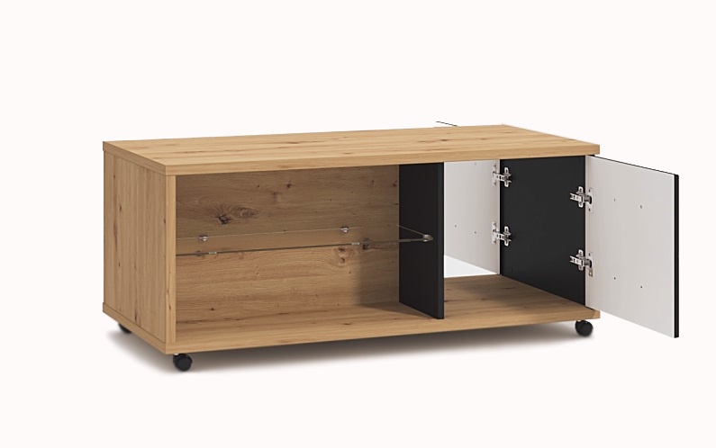 Konferenčný stolík lugano - dub artisan/čierna.

Konferenčný stolík je neoddeliteľnou súčasťou každej obývačky.

 

Rozmery konferenčného stolíka Lugano sú 113,5x48,5x55cm (š, v, h).

 

Všetky produkty z kolekcie Lugano nájdete nižšie v súvisiacich produktoch.