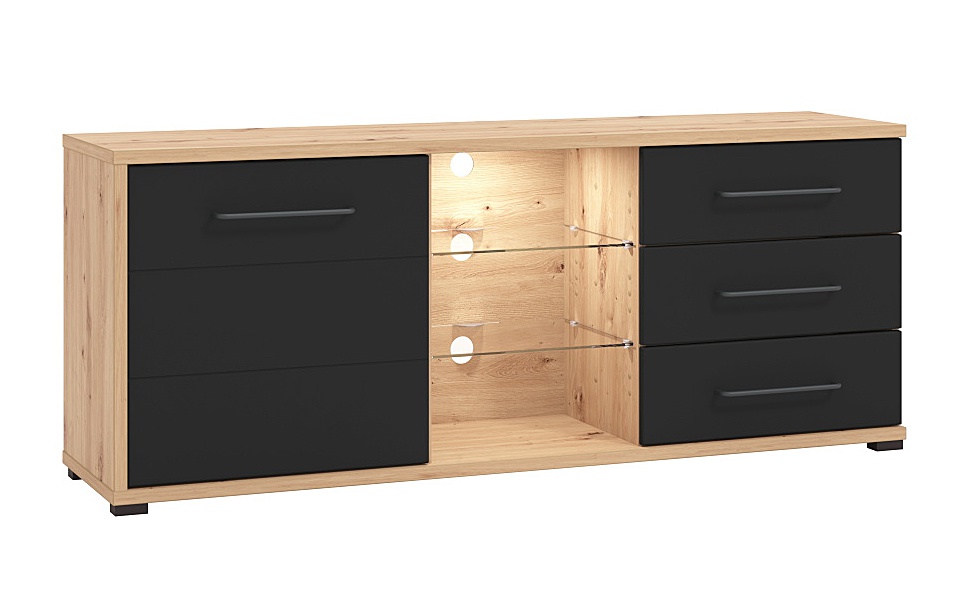 Tv stolík 160 s vnútorným osvetlením lugano - dub artisan/čierna.

TV stolík Lugano je skvelou voľbou pre umiestnenie televízora v obývačke.

 

Rozmery TV stolíka 160 s vnútorným osvetlením Lugano sú 161,5x65x40cm (š, v, h).

 

Všetky produkty z kolekcie Lugano nájdete nižšie v súvisiacich produktoch.