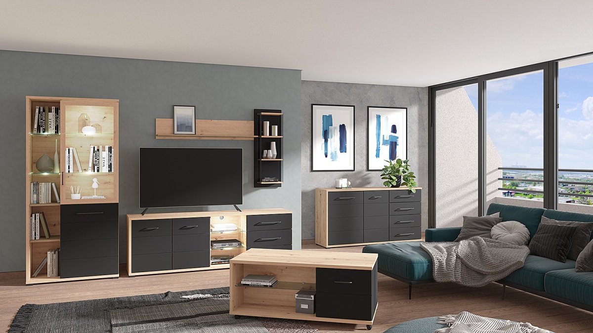 Tv stolík 190 s kompletným osvetlením lugano - dub artisan/čierna.

TV stolík Lugano je skvelou voľbou pre umiestnenie televízora v obývačke.

 

Rozmery TV stolíka 190 s kompletným osvetlením Lugano sú 190x65x40cm (š, v, h).

 

Všetky produkty z kolekcie Lugano nájdete nižšie v súvisiacich produktoch.