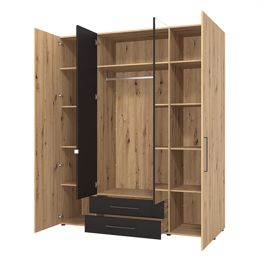 Kombinovaná šatníková skriňa 4d so zrkadlom nathan - dub.

Máme tu pre vás zostavu Nathan, ktorá tieto kritériá spĺňa.

 

Do kolekcie patrí aj kombinovaná šatníková skriňa ponúka úložný priestor hneď za 4 dvierkami av dvoch zásuvkách.

 

Rozmery kombinovanej šatníkovej skrine so zkadlom sú 189x226,5x56cm (š, v, h).

 

Všetky produkty z kolekcie Nathan nájdete nižšie v súvisiacich produktoch.