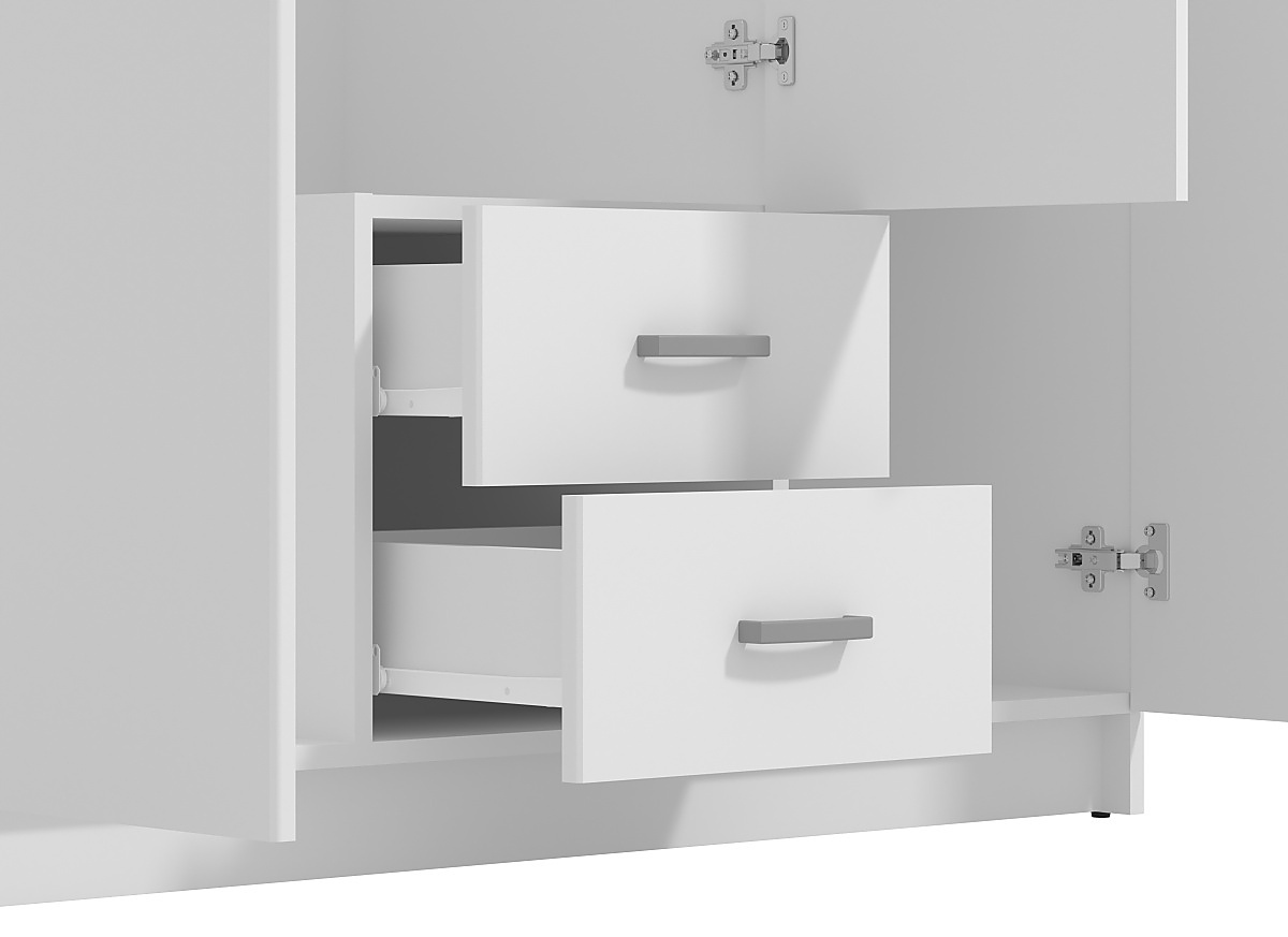 Kombinovaná skriňa so zrkadlom 3d nerea - biela.

 

Kombinovaná skriňa ponúka svoj úložný priestor v časti so šatníkovou tyčou, kde nájdete aj hornú policu.

 

Rozmery kombinovanej skrine so zrkadlom 3D Nerea sú 120x205x52cm (š, v, h).

 

Všetky skrine z kolekcie Nerea nájdete nižšie v súvisiacich produktoch.