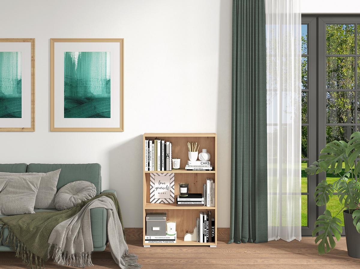 Policový regál pierre 3 - dub artisan.

 

Rozmery regálu Pierre sú 70x107,5x24,5 cm (š, v, h).

 

Ďalší nábytok z kolekcie Pierre nájdete nižšie alebo sa pozrite na našu širokú ponuku regálov a vyberte si ten svoj.