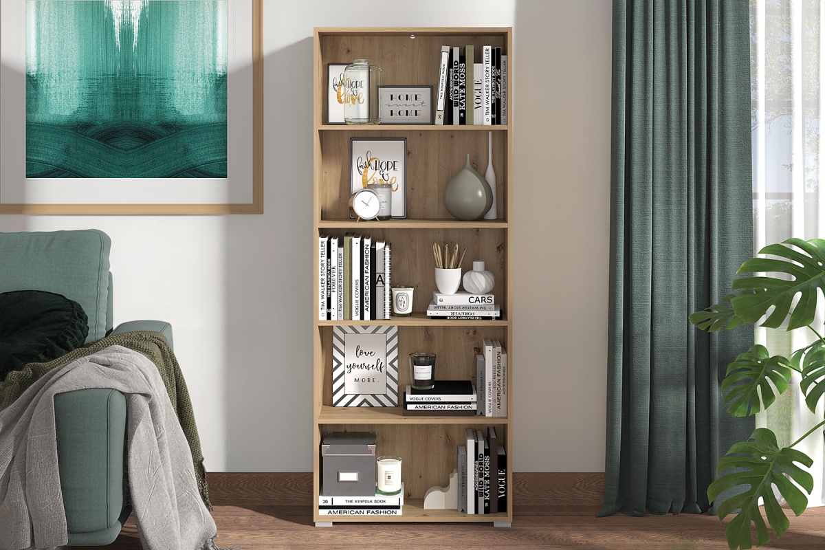 Policový regál pierre 5 - dub artisan.

 

Rozmery regálu Pierre sú 70x176,5x24,5 cm (š, v, h).

 

Ďalší nábytok z kolekcie Pierre nájdete nižšie alebo sa pozrite na našu širokú ponuku regálov a vyberte si ten svoj.