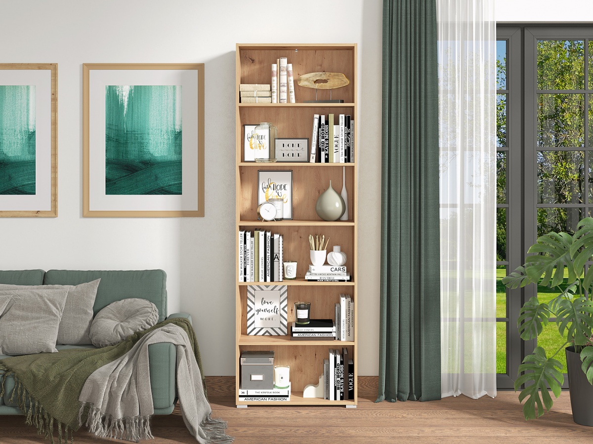 Policový regál pierre 6 - dub artisan.

 

Rozmery regálu Pierre sú 70x211,5x24,5 cm (š, v, h).

 

Ďalší nábytok z kolekcie Pierre nájdete nižšie alebo sa pozrite na našu širokú ponuku regálov a vyberte si ten svoj.