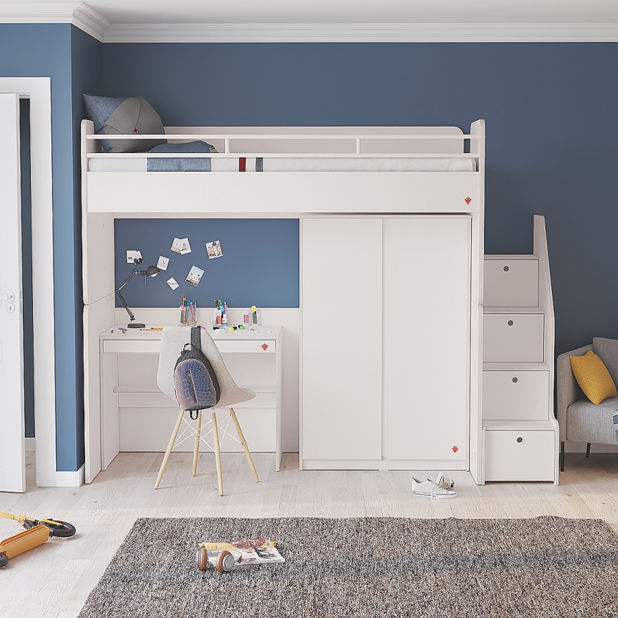 Písací stôl pure modular - biela.

 

Písací stôl Modular je navrhnutý pre pohodlnejšiu prácu v úzkych priestoroch.

 

Rozmery písacieho stola Modular sú 98x75x57cm (š, v, h).

 

Kolekcia Modular vychádza z pôvodnej kolekcie Pure, ich dekory a farby sú zhodné, a tak je možné detskú izbu doplniť kúskami nábytku z týchto pôvodných kolekcií.