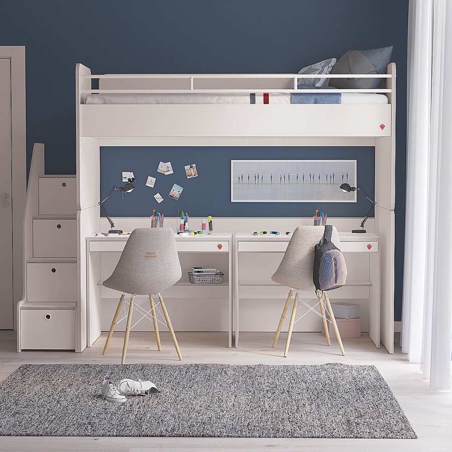 Písací stôl pure modular - biela.

 

Písací stôl Modular je navrhnutý pre pohodlnejšiu prácu v úzkych priestoroch.

 

Rozmery písacieho stola Modular sú 98x75x57cm (š, v, h).

 

Kolekcia Modular vychádza z pôvodnej kolekcie Pure, ich dekory a farby sú zhodné, a tak je možné detskú izbu doplniť kúskami nábytku z týchto pôvodných kolekcií.