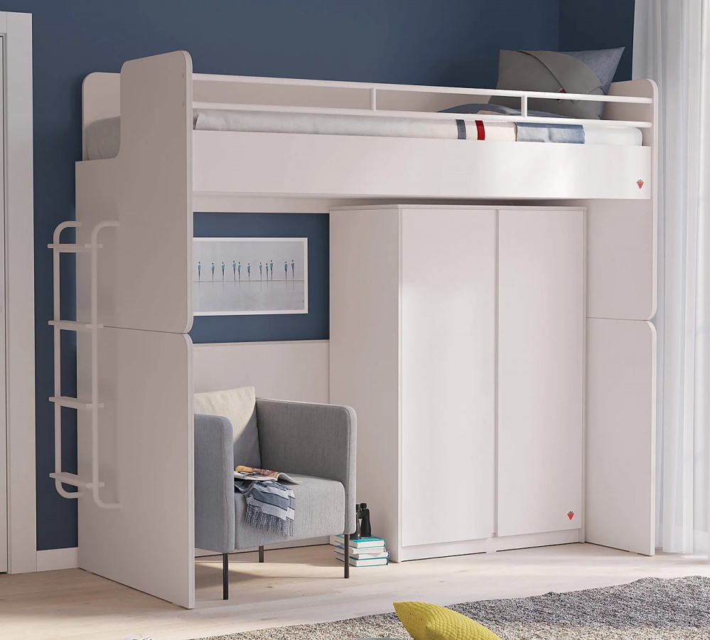 Základňa pre vyvýšenú posteľ pure modular - biela.

 

Použitím základne pre posteľ II 90x200 Modular vytvoríte vyvýšené lôžko a pod ním priestor na hranie, štúdium či odpočinok.

 

Rozmery základne pre vyvýšenú posteľ Modular sú 207x94x95cm (š, v, h).

 

Kolekcia Modular vychádza z pôvodnej kolekcie Pure, ich dekory a farby sú zhodné, a tak je možné detskú izbu doplniť kúskami nábytku z týchto pôvodných kolekcií.