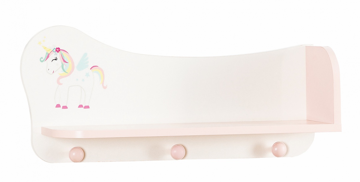 Izba pre bábätko sunbow - béžová/ružová/modrá.


Zostava disponuje detskou postieľkou, ktorá je zariadená sťahovacou bočnicou a hojdacou funkciou.


Krásnym dielom je šatníková skriňa so zrkadlom, pri ktorej je okrem pútavého vzhľadu poctivo vyriešená aj praktická stránka.


Ďalšie úložné priestory prináša kombinovaná komoda.


Nad komodu sa hodí umiestniť posledný diel - nástennú poličku, ktorá je obohatená potlačou jednorožca a tromi vešiakmi.


Nábytok je vyrobený z lamina hrúbky 18mm a dvierka a šuplíky sú vybavené systémom tichého dovierania.

 

Izba pre bábätko Sunbow - biela/ružová/modrá sa skladá z týchto prvkov:


	Hojdacia postieľka Sunbow - 134x108x81cm (š, v, h)
	Šatníková skriňa 3D Sunbow - 150x215x57cm (š, v, h)
	Komoda Sunbow - 78x93x47cm (š, v, h)
	Polica Sunbow - 74x33x20cm (š, v, h)