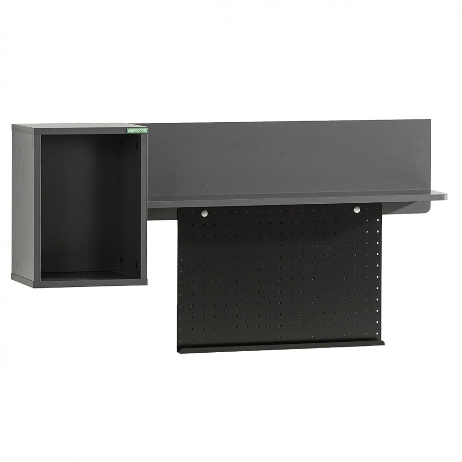 Nástenná polica magnus - šedá/čierna.

 

Policu aj priehradku využijete ako úložný priestor na všetko, čo potrebujete mať po ruke.

 

Nástenná polica je vyrobená z lamina 1.

 

Rozmery nástennej police Magnus sú 121x64x26cm (š, v, h).

 

Všetky produkty z kolekcie Magnus nájdete nižšie v súvisiacich produktoch.