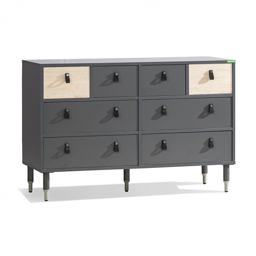 Široká komoda magnus - dub sofia/šedá.

 

Komoda na kovových nôžkach ponúka mnoho úložného priestoru ako na bielizeň, tak aj iné veci, ktoré si potrebujete uložiť.

 

Široká komoda Magnus je vyrobená z lamina 1.

 

Rozmery široké komody Magnus sú 127x84x47cm (š, v, h).

 

Všetky produkty z kolekcie Magnus nájdete nižšie v súvisiacich produktoch.