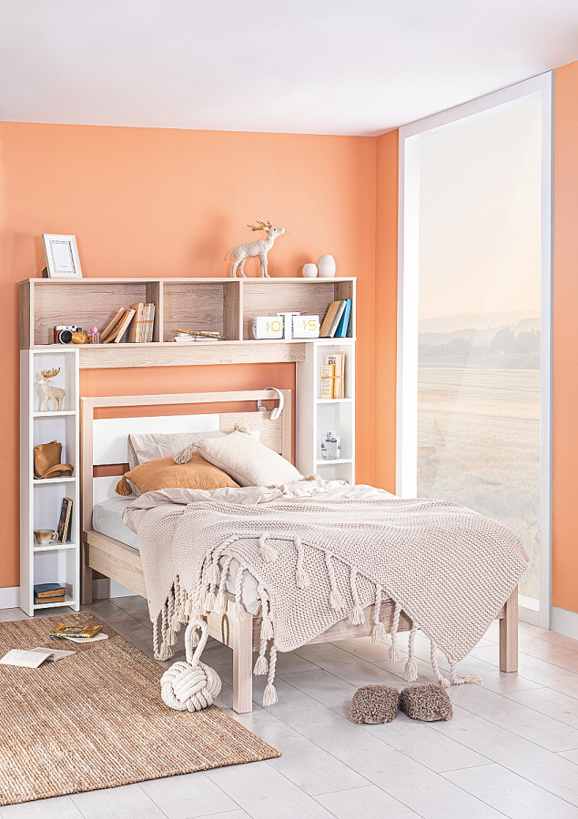 Študentská posteľ 100x200 artos - dub sofia/biela.

 

Jednolôžková posteľ do študentskej či detskej izby v dekore duba sofia a bielej farbe, ktorá tento super kúsok príjemne ozvláštňuje.

 

Študentská posteľ 100x200 je vyrobená z lamina 1.

 

Rozmery študentskej postele 100x200 Artos sú 110x100x212cm (š, v, h).

 

Všetky produkty z kolekcie Artos a vhodné matrace pre túto posteľ nájdete nižšie v súvisiacich produktoch.