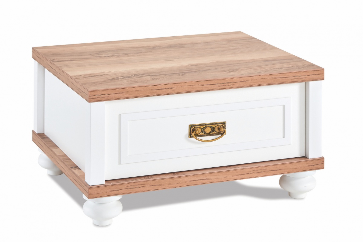 Detská zostava lovely - biela/orech.

 

Dominantným dielom modernej zostavy je štýlová posteľ, ktorá vyniká konštrukciou nôh a detailmi verne vyzerajúcimi ako drevo.

 

Zaujímavým vzpriameným dizajnom sa vyznačuje zásuvková komoda, ktorá tak šetrí miesto v izbe.

 

Medzi srdce izby sa zaradí aj krásny nočný stolík.

 

Detská zostava Lovely - biela/orech sa skladá z týchto prvkov:


	Posteľ 90x200cm Lovely - 105x96x214cm (š, v, h)
	Nočný stolík Lovely - 61x33x49cm (š, v, h)
	Zásuvková komoda Lovely - 61x110x49cm (š, v, h)