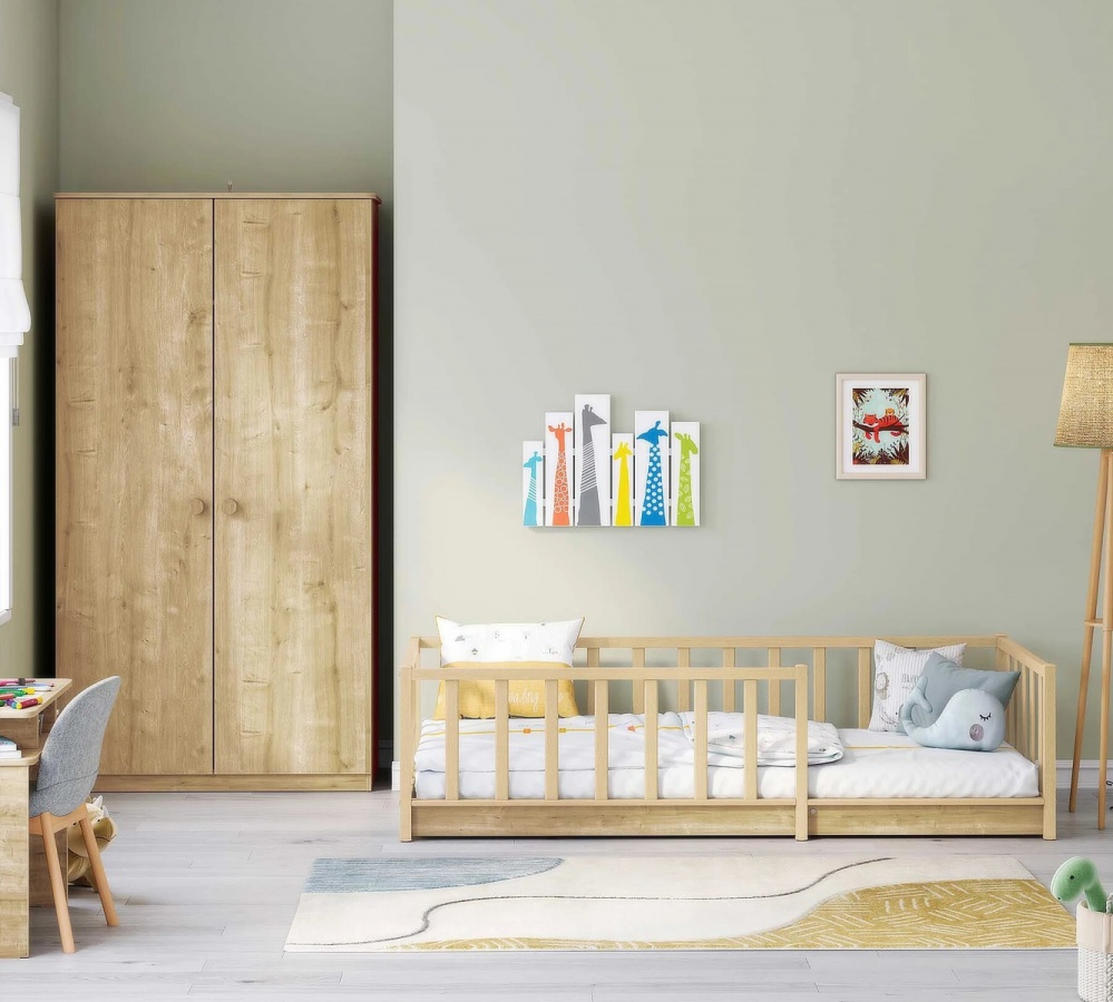 Detská posteľ 90x190cm cody - dub svetlý.

 

Rozmery detskej postele 90x190cm Cody sú 99x53x196cm (š, v, h).

 

Všetky produkty z kolekcie Cody a vhodné matrace nájdete nižšie v súvisiacom tovare.