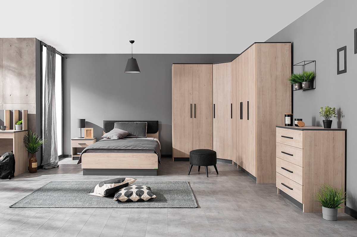 Dvojdverová šatníková skriňa colin - dub kestína/šedá.

 

Šatníková skriňa s 2 dverami ponúka police a jednu šatníkovú tyč a je ideálna do všetkých menších priestorov.

 

Dvojdverová šatníková skriňa Colin je vyrobená z lamina 1.

 

Rozmery dvojdverovej šatníkovej skrine Colin sú 85x209x53cm (š, v, h).

 

Všetky produkty z kolekcie Colin nájdete nižšie v súvisiacich produktoch.