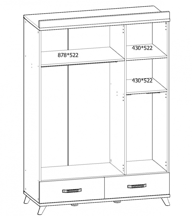Šatníková skriňa 3d brian - dub/biela.

 


Objemná trojdverová skriňa Brian splní nároky na poriadne úložné priestory, obzvlášť pokiaľ preferujete skladanie oblečenia na ramienka.

 


Rozmery šatníkovej skrine 3D Brian sú 137x201x57cm (š, v, h).

 


Všetky produkty z kolekcie Brian nájdete nižšie v súvisiacom tovare.