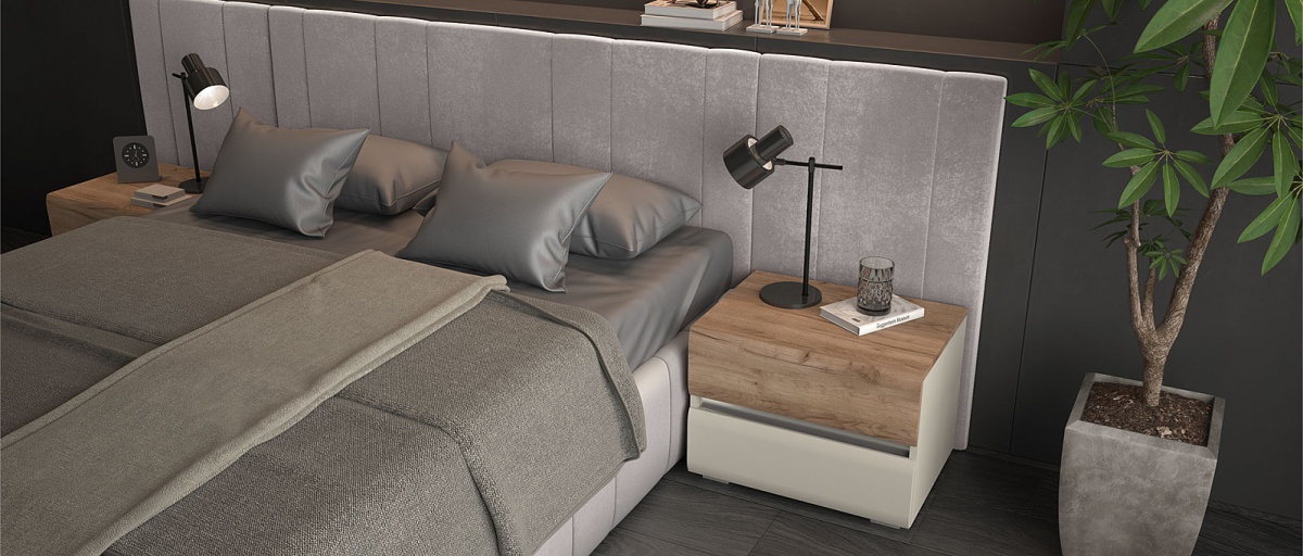 Manželská posteľ 180x200 s výklopným úložným priestorom artemisia -.

 

Honosná manželská posteľ bude klenotom Vašej spálne.

 

Konštrukcia postele je vyrobená z vysoko kvalitného lamina s hrúbkou 18-25mm, ktorý je potiahnutý čalúnením a konštrukcia výklopu je z kovu.

 

Rozmery manželskej postele 180x200 Artemisia sú 194x105x217cm (š, v, h).

 

Všetky produkty z kolekcie Artemisia a vhodné matrace pre túto posteľ nájdete nižšie v súvisiacich produktoch.