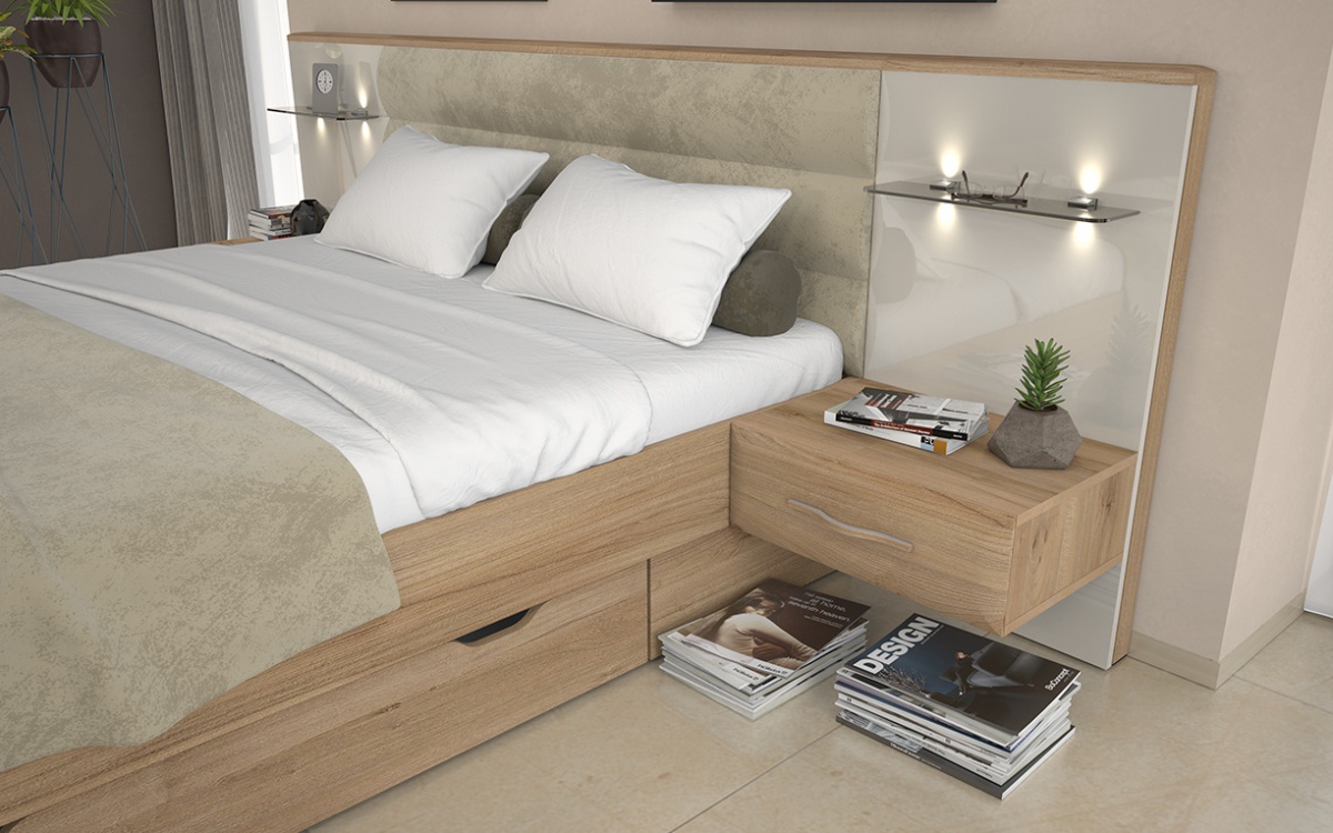 Posteľ 180x200 hagop - orech pacifik/béžová.

 

 

Posteľ 180x200 Hagop je vyrobená z lamina s hrúbkou 2,5 cm prevažne v dekore orecha pacifik.

 

 

Rozmery postele 180x200 Hagop sú 186x100x223cm (š, v, h).

 

 

Všetky produkty z kolekcie Hagop a vhodné matrace nájdete nižšie v súvisiacich produktoch.