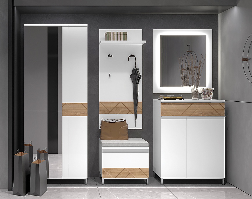 Zrkadlo s led osvetlením salinger - biela.

 

Štvorcové zrkadlo, ktoré je zo všetkých strán ohraničené LED osvetlením, ktoré je v cene.

 

Rozmery zrkadla s LED osvetlením sú 76x83x3cm (š, v, h).

 

Všetky produkty z kolekcie Salinger nájdete nižšie v súvisiacich produktoch.