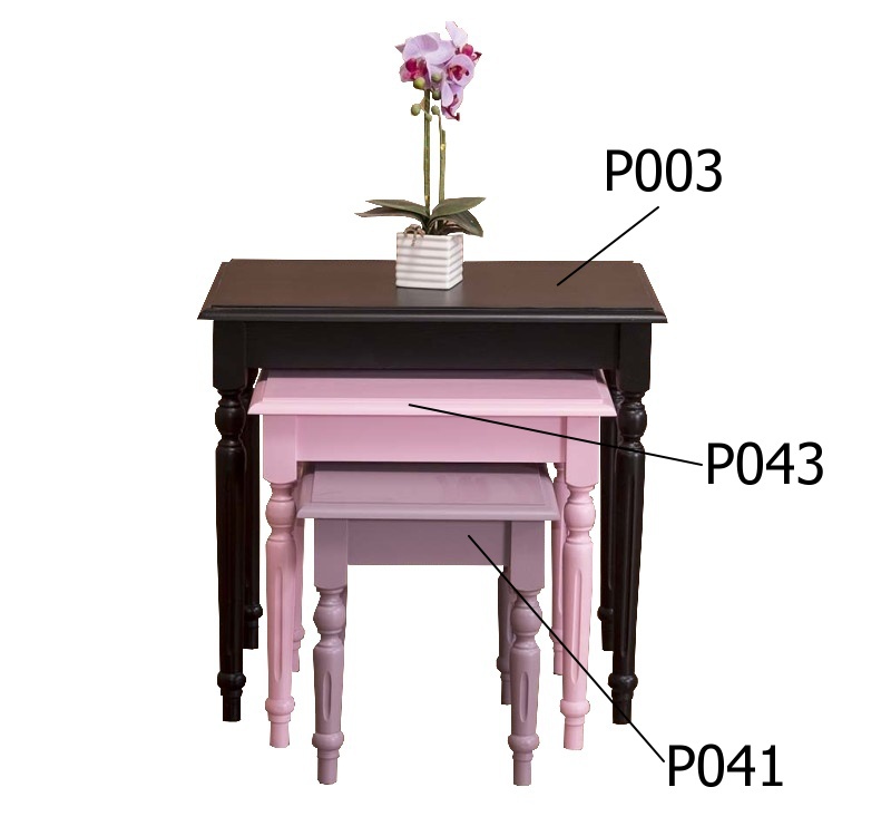 Set odkladacích stolíkov percy 80 - čierna/ružová/fialová.

 

Odkladacie stolíky z poctivého borovicového dreva sa hodia ako do obývacej izby, tak napríklad do predsiene.

 

Kombinácia nesmrteľnej čiernej a dvoch neobvyklých farieb je veľmi zaujímavá a nezvyčajná.

 

Rozmery odkladacích stolíkov Percy 80 sú 64x60x40cm, 49x50x40cm a 34x39x40cm (š, v, h).

 

Pre kompletnú ponuku masívneho nábytku od tohto výrobcu kliknite TU.

 

Farba na fotografii sa môže ľahko líšiť oproti reálnemu výrobku. Príčinou môže byť zobrazovanie farieb monitora či rôzne nasvietenie výrobkov pri fotení.




Z dôvodu výroby masívneho nábytku na zákazku, sme nútení požadovať od zákazníka zálohu v minimálnej výške 30% z ceny nábytku.