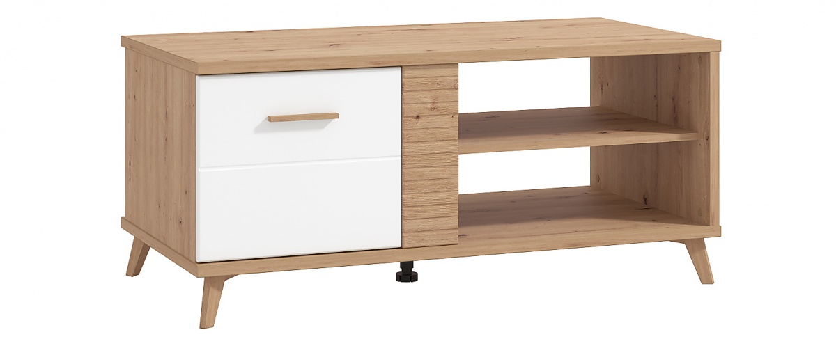 Konferenčný stolík jett - dub artisan/biela.

 

Úplnou nevyhnutnosťou každej obývačky je práve konferenčný stolík.

 

Rozmery konferenčného stolíka Jett sú 120x54x60cm (š, v, h).

 

Všetky produkty z kolekcie Jett nájdete nižšie v súvisiacich produktoch.