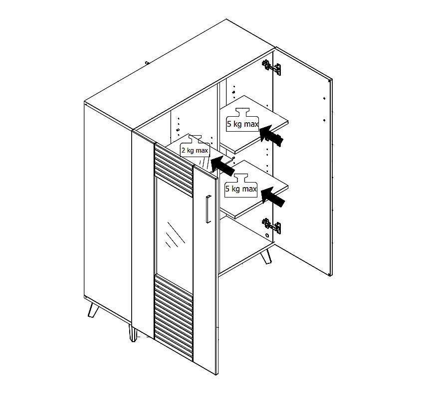 Široká vitrína s kompletným osvetlením jett - dub artisan/biela.

 

Vitrína s presklenou časťou cez ktorú je možné vidieť jednu sklenenú policu.

 

Rozmery širokej vitríny s kompletným osvetlením Jett sú 96x125,5x35cm (š, v, h).

 

Všetky produkty z kolekcie Jett nájdete nižšie v súvisiacich produktoch.