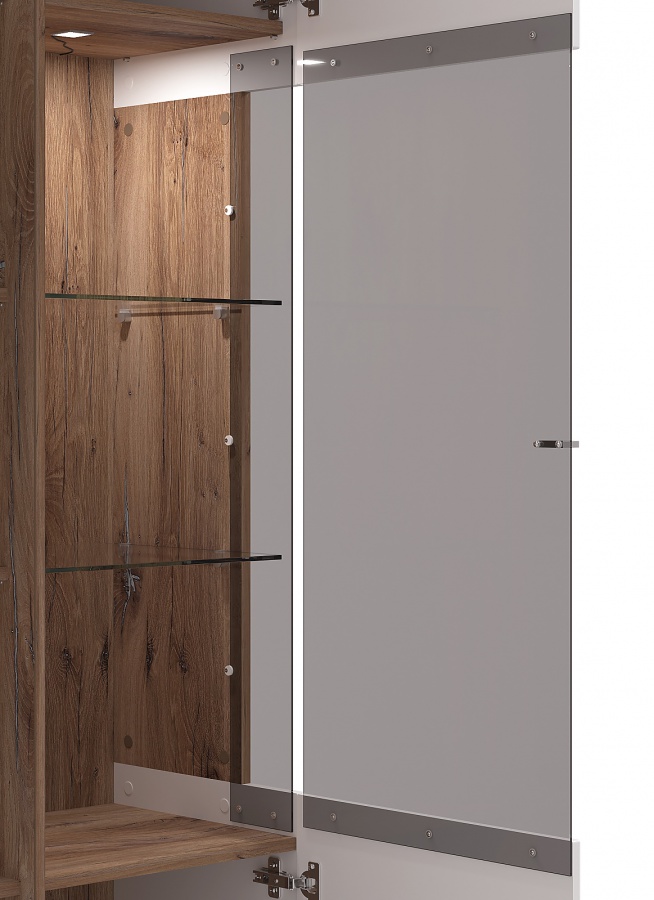 Vysoká vitrína bez osvetlenia fredrik - dub flagstaff/biela.

 

Vysoká vitrína doladí Vašu obývačku do dokonalosti.

 

Rozmery vysokej vitríny bez osvetlenia Fredrik sú 78,5x200,5x40cm (š, v, h).

 

Všetky produkty z kolekcie Fredrik nájdete nižšie v súvisiacich produktoch.