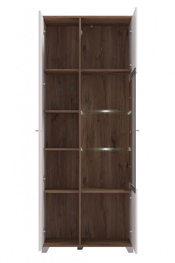 Vysoká vitrína s osvětlením polic fredrik - dub flagstaff/bílá.

 

Vysoká vitrína doladí Vašu obývačku do dokonalosti.

 

Rozmery vysokej vitríny s osvetlením políc Fredrik sú 78,5x200,5x40cm (š, v, h).

 

Všetky produkty z kolekcie Fredrik nájdete nižšie v súvisiacich produktoch.