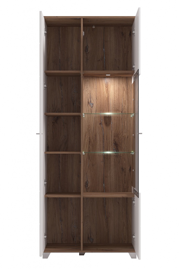 Vysoká vitrína s kompletným osvetlením fredrik - dub flagstaff/biela.

 

Vysoká vitrína doladí Vašu obývačku do dokonalosti.

 

Rozmery vysokej vitríny s kompletným osvetlením Fredrik sú 78,5x200,5x40cm (š, v, h).

 

Všetky produkty z kolekcie Fredrik nájdete nižšie v súvisiacich produktoch.