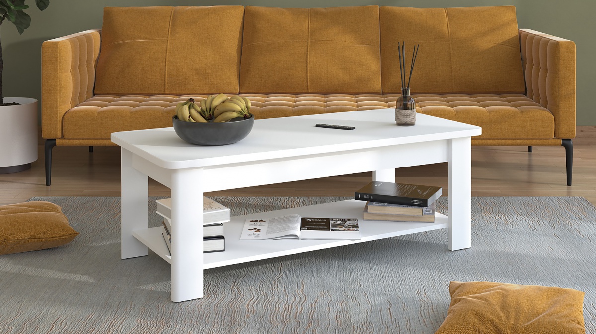 Konferenčný stolík cordelia - biela.

 

Rozmery konferenčného stolíka Cordelia sú 124x45x60cm (š, v, h).

 

Všetky produkty z kolekcie Cordelia nájdete nižšie v súvisiacich produktoch.