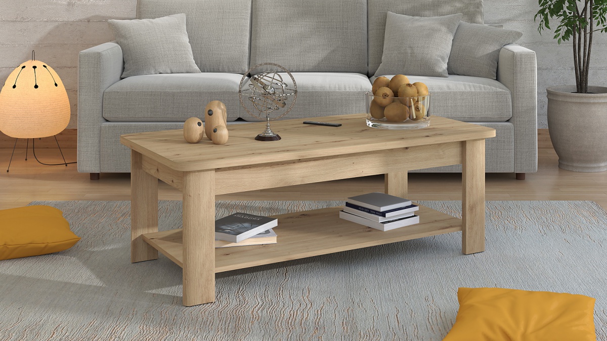 Konferenčný stolík cordelia - dub artisan.

 

Rozmery konferenčného stolíka Cordelia sú 124x45x60cm (š, v, h).

 

Všetky produkty z kolekcie Cordelia nájdete nižšie v súvisiacich produktoch.