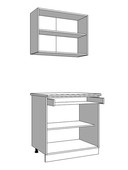 Kuchynská linka 80 lorna - dub šedý/šedá.

Dvierka hornej skrinky ukrývajú jednu vnútornú policu.

Dolná skrinka ponúka úložný priestor v podobe širokej zásuvky a priestoru pod ňou, ktorý je krytý dvierkami. Pracovná doska je z lamina s hrúbkou 2,8cm so skosenou hranou a dekorom betónu Chicago.

Korpus kuchynskej linky tvorí lamino s hrúbkou 1,6cm.

 

Rozmery kuchynskej linky 80 Lorna sú 80x206,5x60cm (š, v, h).

 

Ďalšie kuchynské linky z kolekcie Lorna nájdete nižšie v súvisiacich produktoch.
