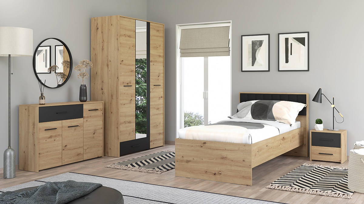 Kombinovaná komoda geralt - dub artisan/čierna.

 

Kombinované komody sa vďaka svojmu prevedeniu radia medzi jedny z najpraktickejších vôbec.

 

Rozmery kombinovanej komody Geralt sú 119x80,5x33cm (š, v, h).

 

Všetky produkty z kolekcie Geralt nájdete nižšie v súvisiacich produktoch.