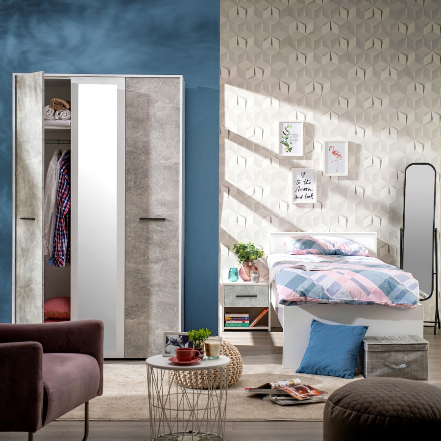 Študentská posteľ 90x200 geralt - biela.

 

Študentská posteľ v bielej farbe zaujme predovšetkým vďaka svojmu pevnému vzhľadu.

 

Rozmery študentskej postele 90x200 Geralt sú 105x92x206cm (š, v, h).

 

Všetky produkty z kolekcie Geralt a vhodné matrace pre túto posteľ nájdete nižšie v súvisiacich produktoch.