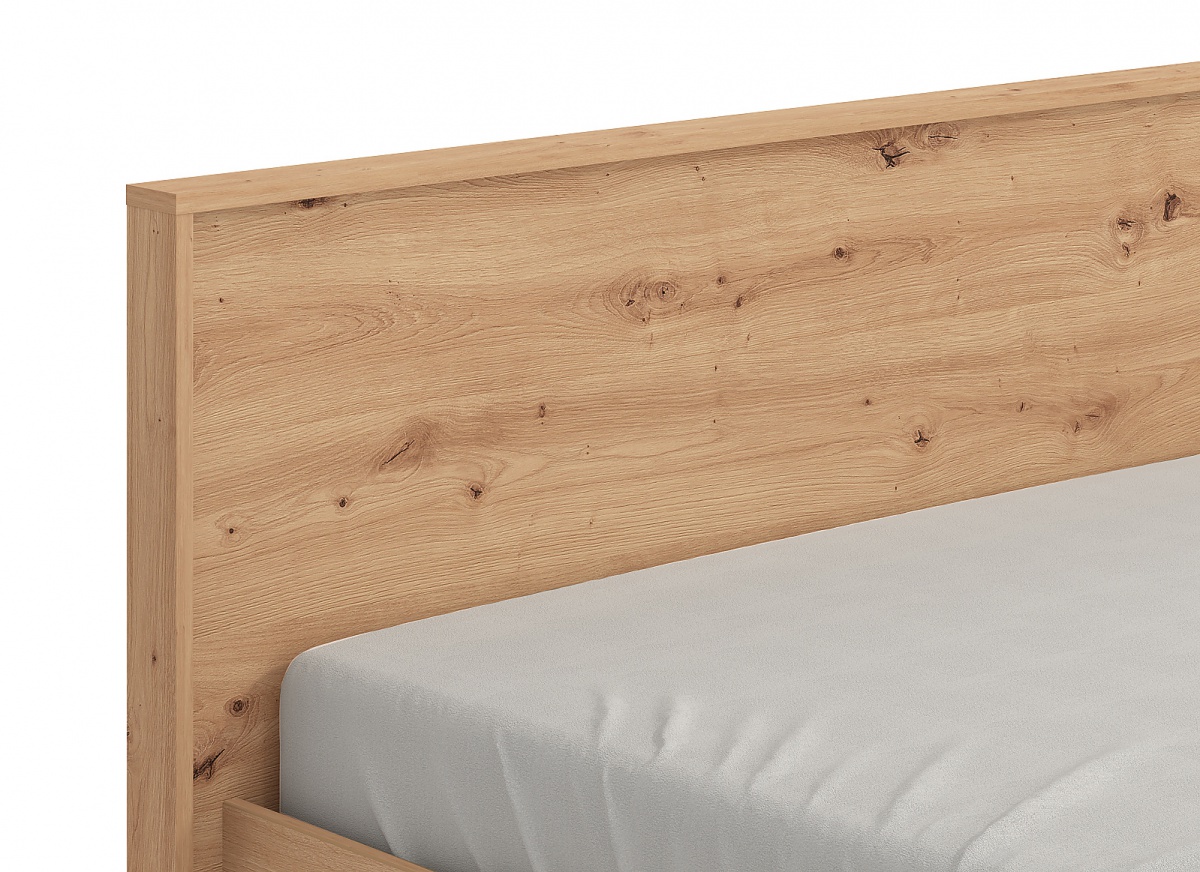 Manželská posteľ 160x200 geralt - dub artisan.

 

Manželská posteľ v dekore duba artisan zaujme predovšetkým vďaka svojmu pevnému vzhľadu.

 

Rozmery manželskej postele 160x200 Geralt sú 175x92x206cm (š, v, h).

 

Všetky produkty z kolekcie Geralt a vhodné matrace pre túto posteľ nájdete nižšie v súvisiacich produktoch.